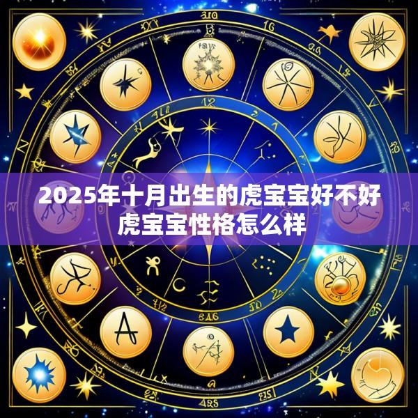 2025年十月出生的虎宝宝好不好 虎宝宝性格怎么样