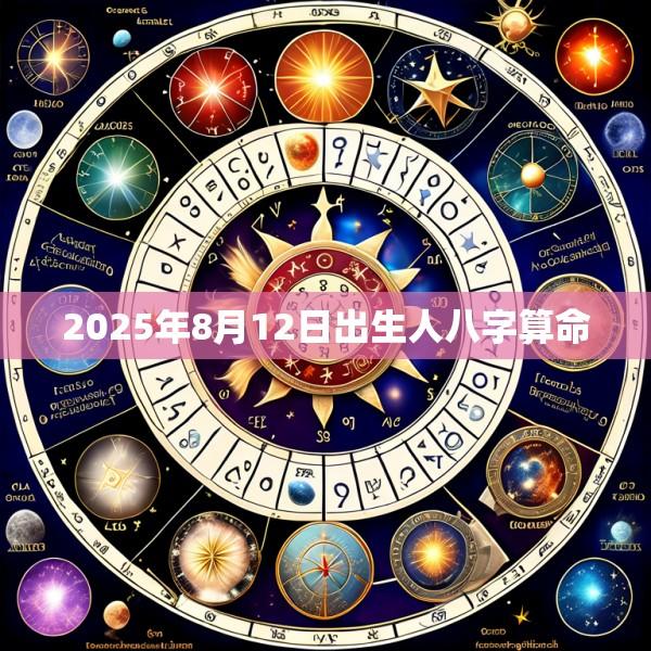 2025年8月12日出生人八字算命