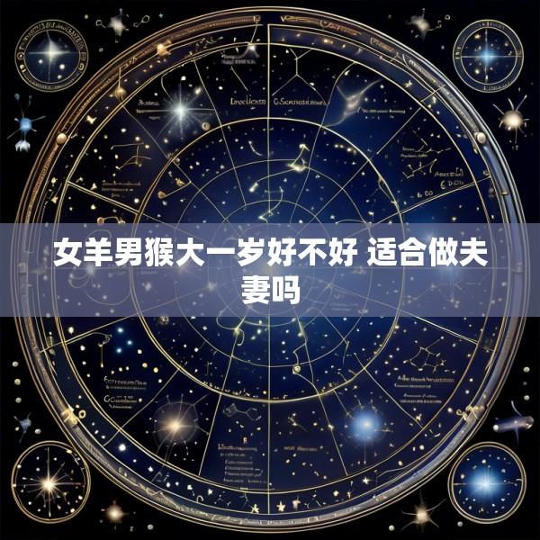 女羊男猴大一岁好不好 适合做夫妻吗