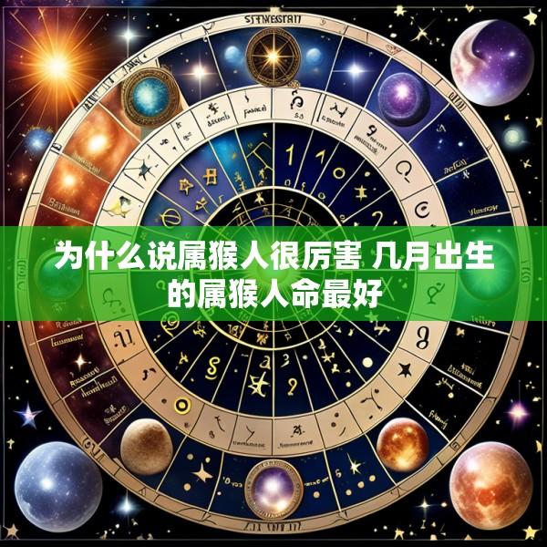 为什么说属猴人很厉害 几月出生的属猴人命最好