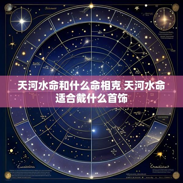 天河水命和什么命相克 天河水命适合戴什么首饰