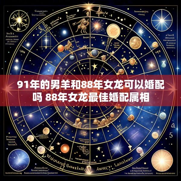 91年的男羊和88年女龙可以婚配吗 88年女龙最佳婚配属相