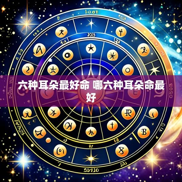 六种耳朵最好命 哪六种耳朵命最好