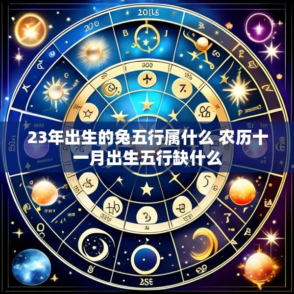 23年出生的兔五行属什么 农历十一月出生五行缺什么