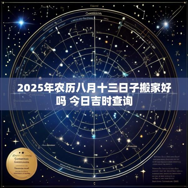 2025年农历八月十三日子搬家好吗 今日吉时查询