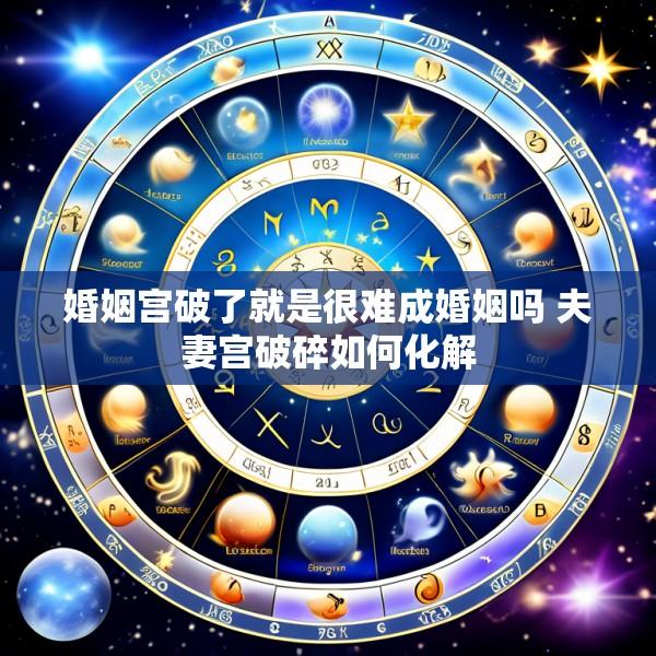 婚姻宫破了就是很难成婚姻吗 夫妻宫破碎如何化解