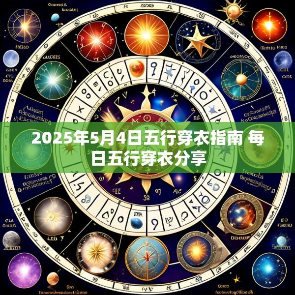 2025年5月4日五行穿衣指南 每日五行穿衣分享