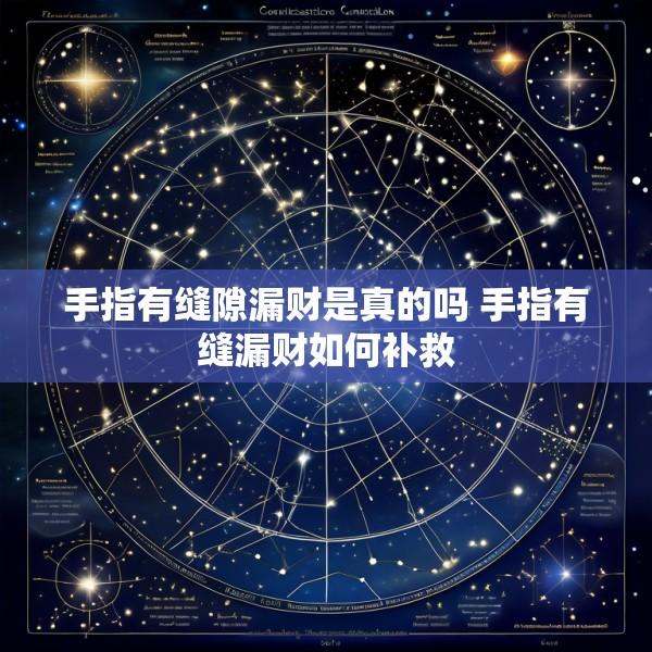 手指有缝隙漏财是真的吗 手指有缝漏财如何补救