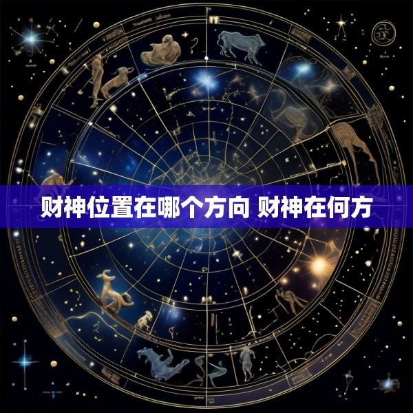 财神位置在哪个方向 财神在何方