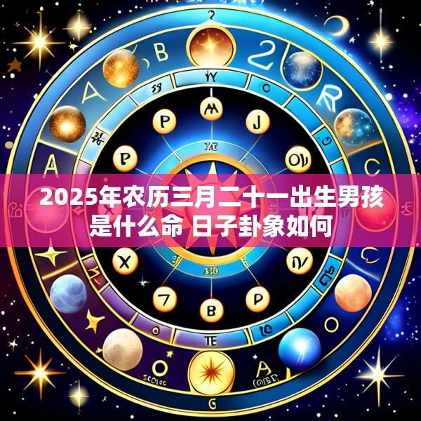 2025年农历三月二十一出生男孩是什么命 日子卦象如何