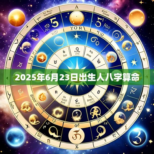 2025年6月23日出生人八字算命