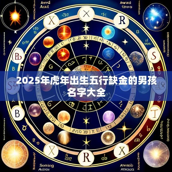 2025年虎年出生五行缺金的男孩名字大全