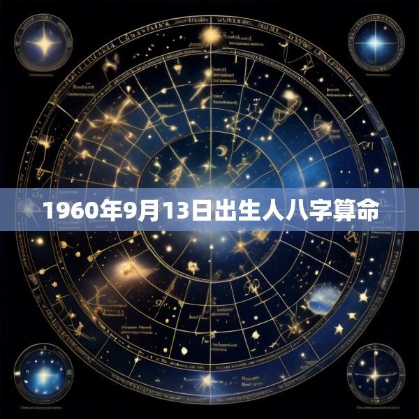 1960年9月13日出生人八字算命