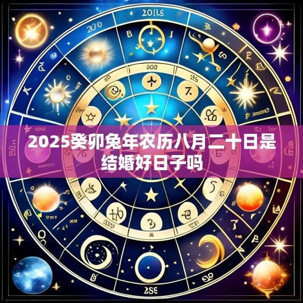 2025癸卯兔年农历八月二十日是结婚好日子吗