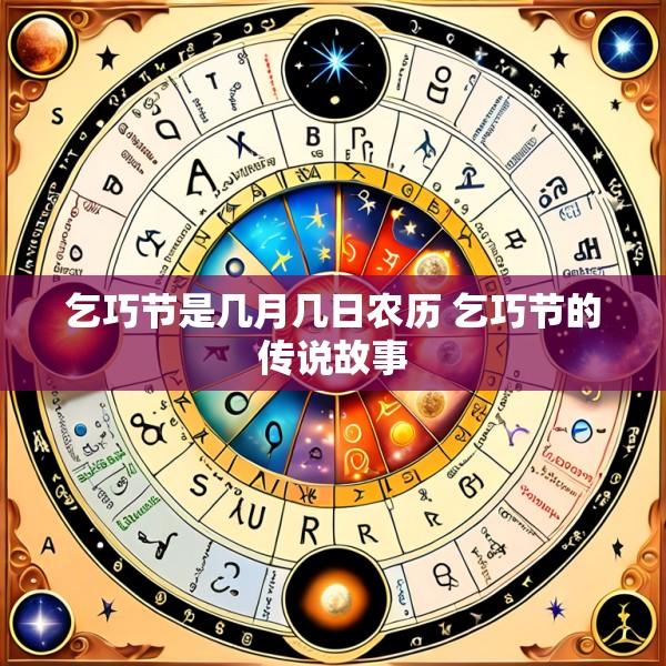 乞巧节是几月几日农历 乞巧节的传说故事