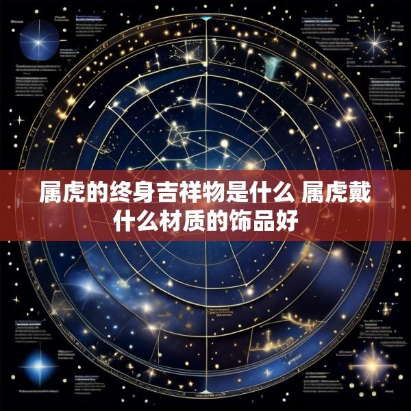 属虎的终身吉祥物是什么 属虎戴什么材质的饰品好