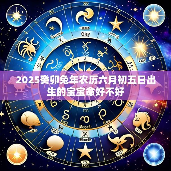 2025癸卯兔年农历六月初五日出生的宝宝命好不好