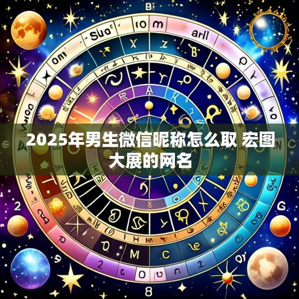 2025年男生微信昵称怎么取 宏图大展的网名
