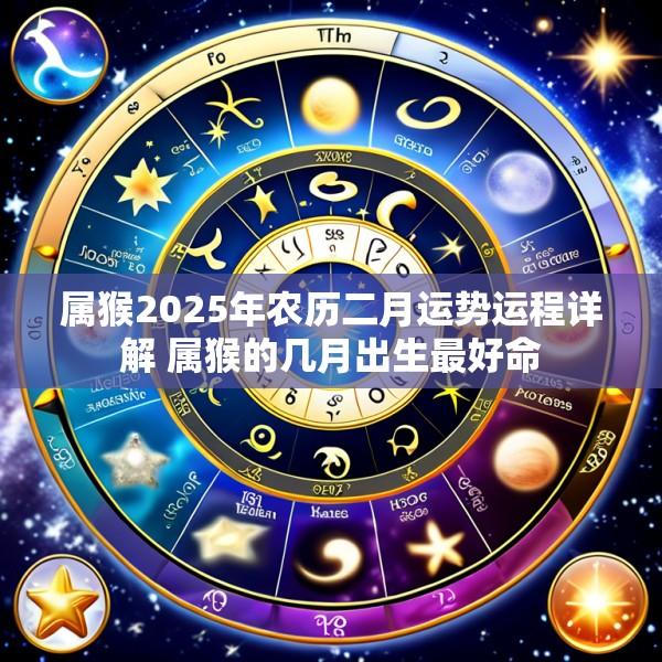 属猴2025年农历二月运势运程详解 属猴的几月出生最好命
