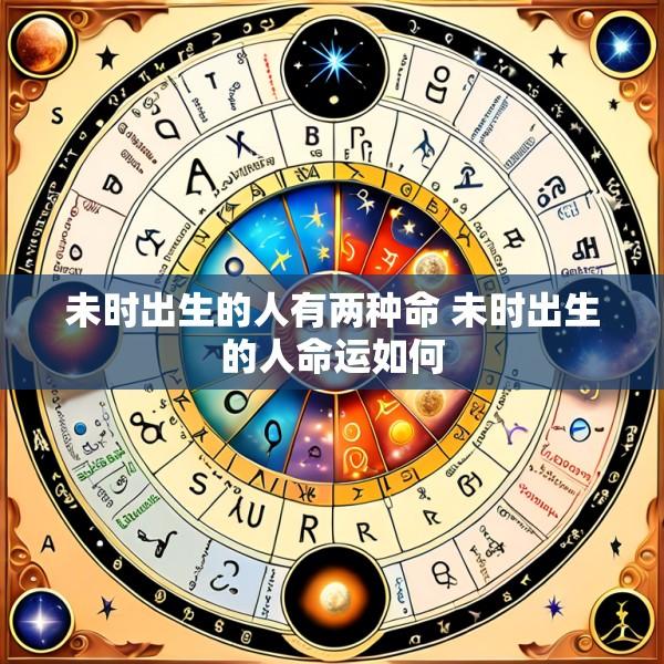 未时出生的人有两种命 未时出生的人命运如何