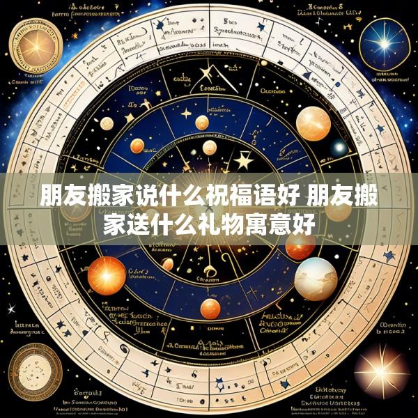 朋友搬家说什么祝福语好 朋友搬家送什么礼物寓意好