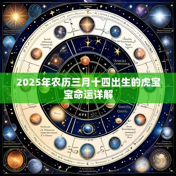 2025年农历三月十四出生的虎宝宝命运详解