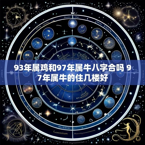 93年属鸡和97年属牛八字合吗 97年属牛的住几楼好