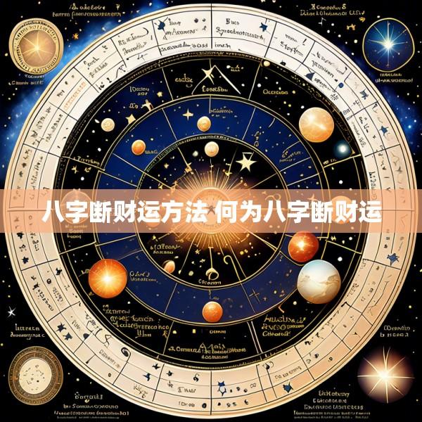 八字断财运方法 何为八字断财运