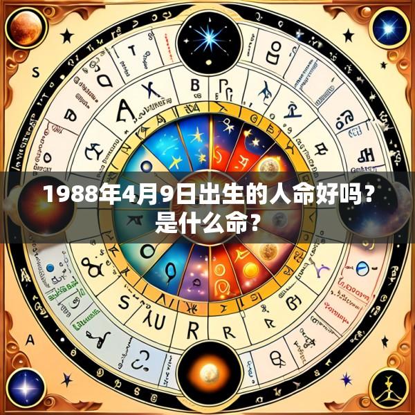 1988年4月9日出生的人命好吗？是什么命？