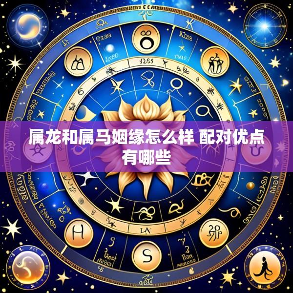 属龙和属马姻缘怎么样 配对优点有哪些