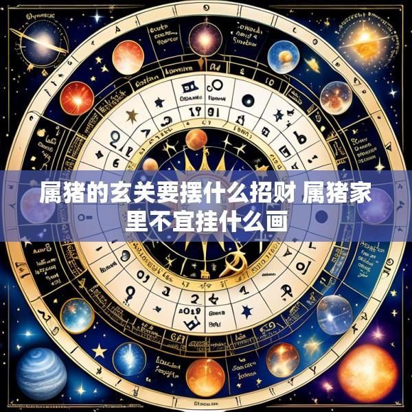 属猪的玄关要摆什么招财 属猪家里不宜挂什么画