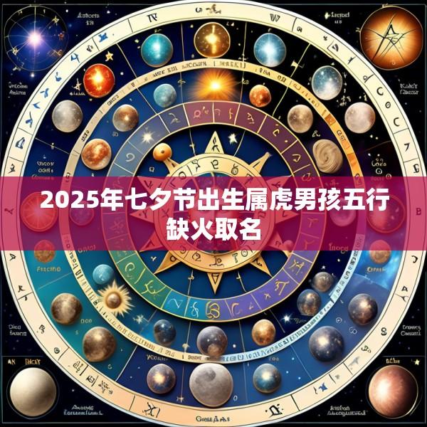 2025年七夕节出生属虎男孩五行缺火取名