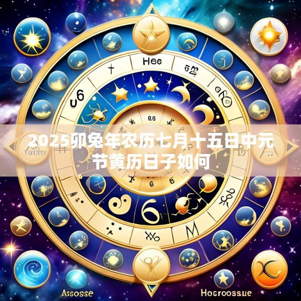 2025卯兔年农历七月十五日中元节黄历日子如何