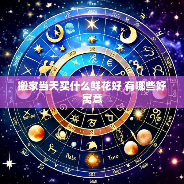 搬家当天买什么鲜花好 有哪些好寓意