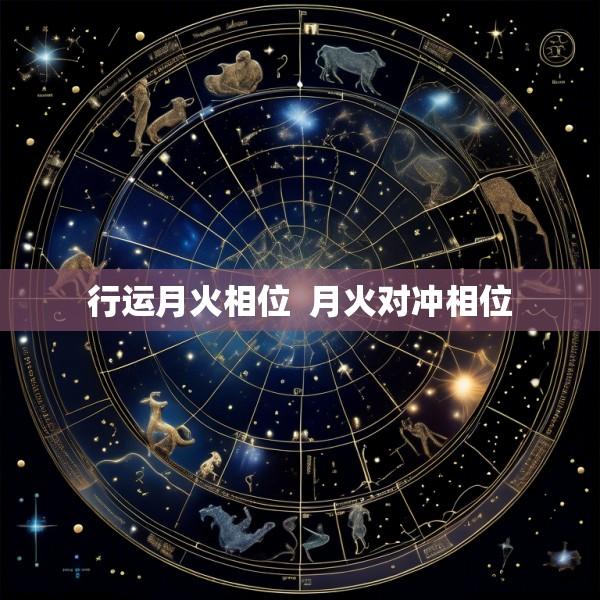 行运月火相位  月火对冲相位
