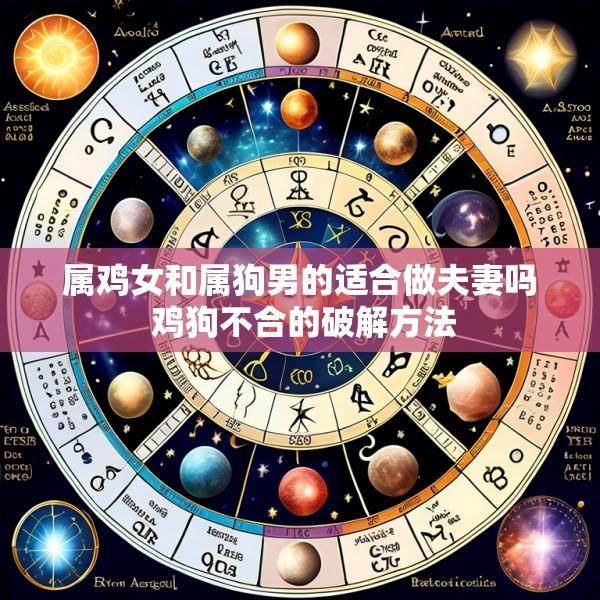 属鸡女和属狗男的适合做夫妻吗 鸡狗不合的破解方法
