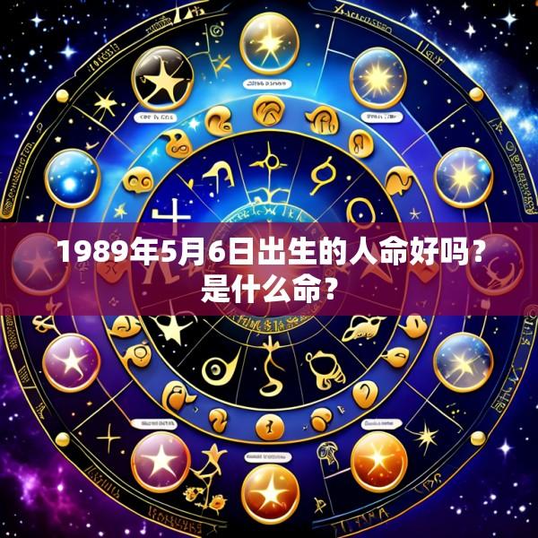 1989年5月6日出生的人命好吗？是什么命？