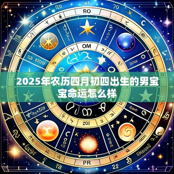 2025年农历四月初四出生的男宝宝命运怎么样