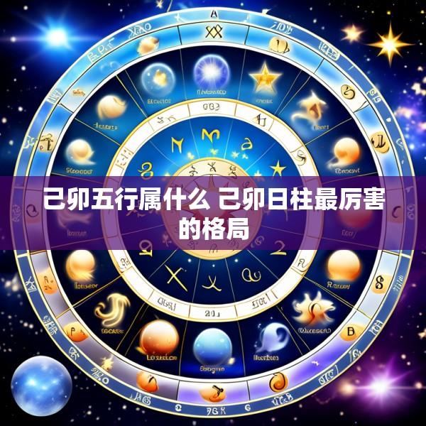己卯五行属什么 己卯日柱最厉害的格局