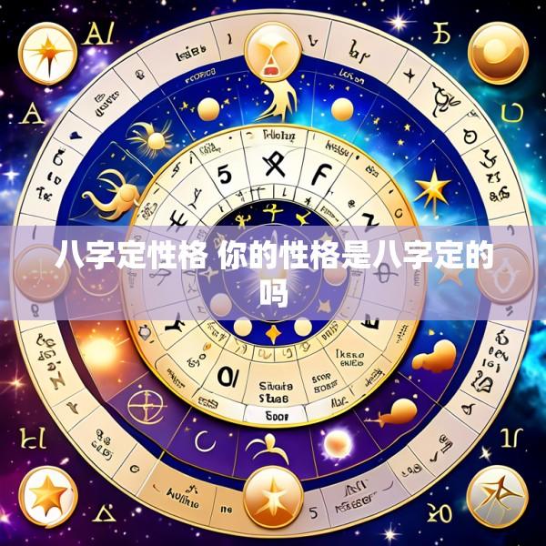 八字定性格 你的性格是八字定的吗