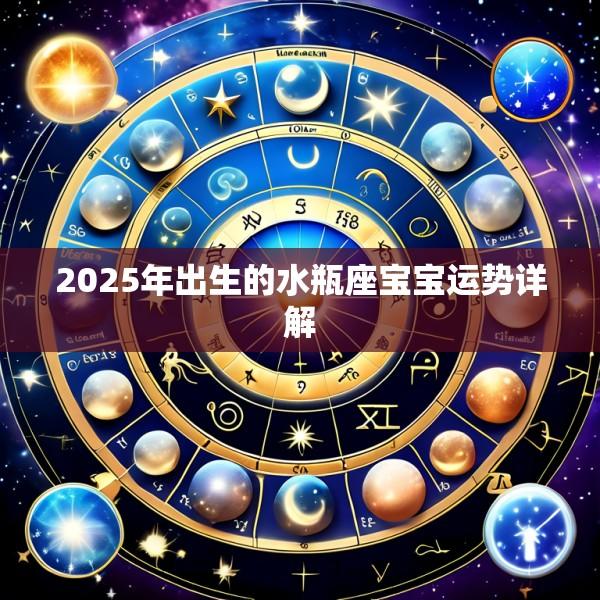 2025年出生的水瓶座宝宝运势详解