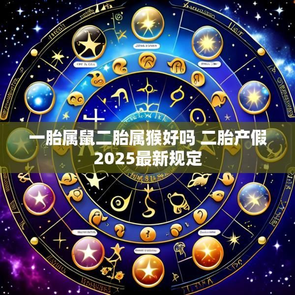 一胎属鼠二胎属猴好吗 二胎产假2025最新规定