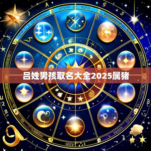 吕姓男孩取名大全2025属猪