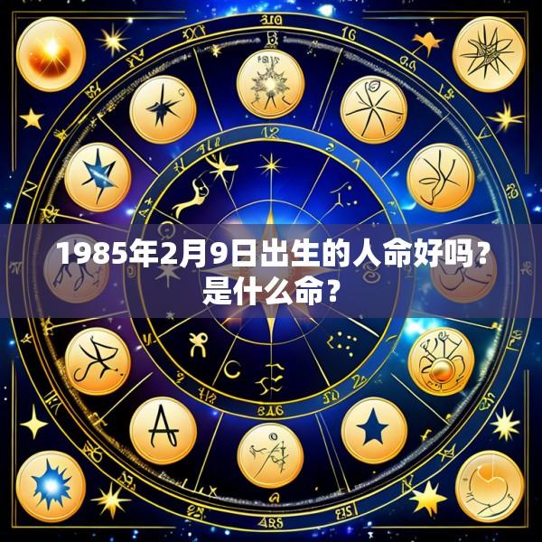 1985年2月9日出生的人命好吗？是什么命？