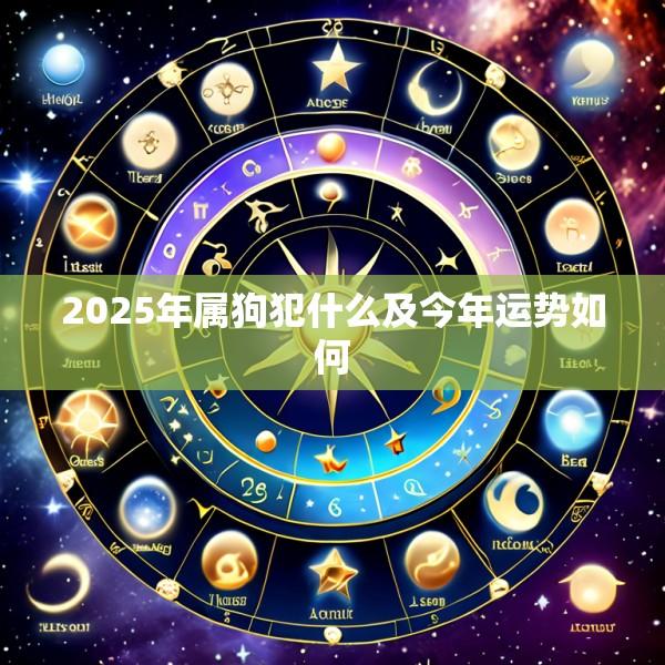 2025年属狗犯什么及今年运势如何
