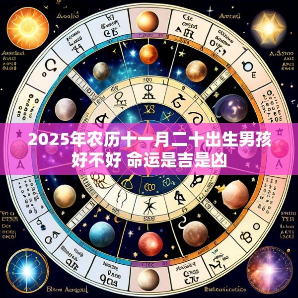 2025年农历十一月二十出生男孩好不好 命运是吉是凶