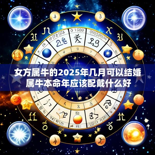 女方属牛的2025年几月可以结婚 属牛本命年应该配戴什么好