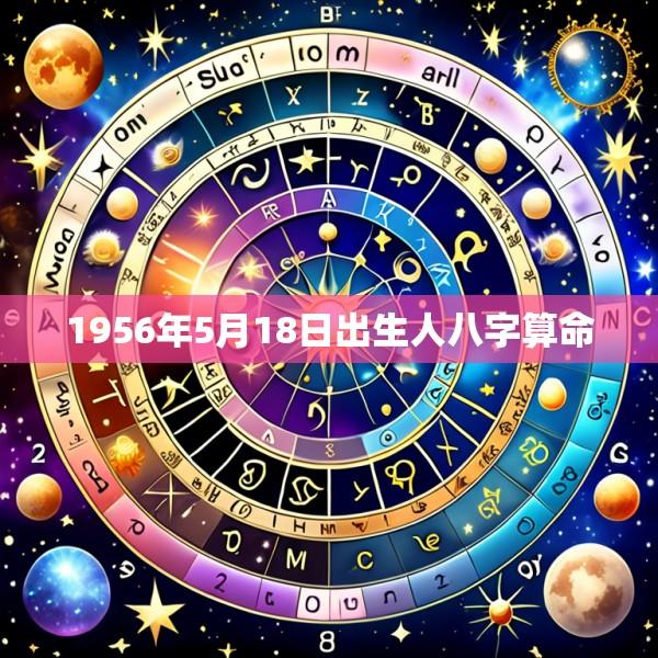 1956年5月18日出生人八字算命