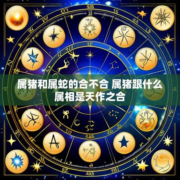 属猪和属蛇的合不合 属猪跟什么属相是天作之合