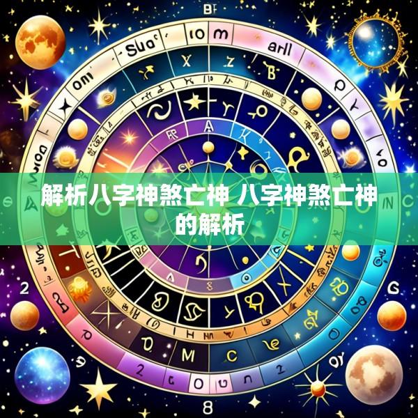 解析八字神煞亡神 八字神煞亡神的解析